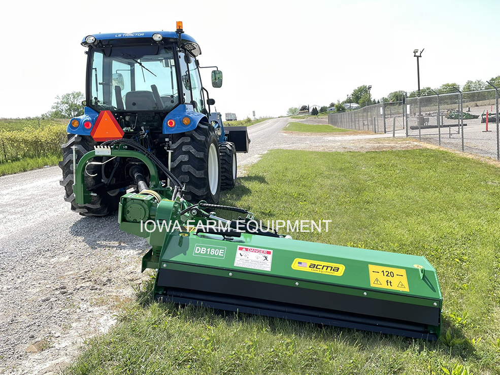 Kubota Orange Flail Mower