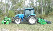 Tractor with Rear and Front 3-Point