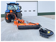 Peruzzo Bull Cross Flail Mower with Side Trim Head