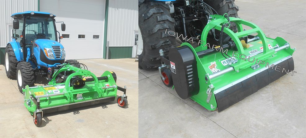 Peruzzo Elk Tractor Front & Rear Mount Offsetable Flail Mower